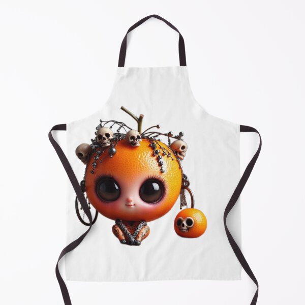 Item preview, Goth Orange - Creepy Cute Fruits Collection #14 designed and sold by LujziWorld.