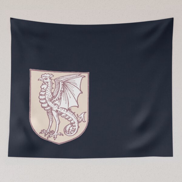 Item preview, Medieval Cockatrice Sigil (pink version) designed and sold by Dungeon-Shop.