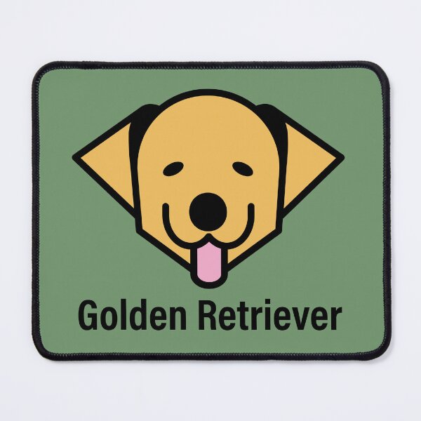 Item preview, Golden retriever face color logo designed and sold by Konopikyu.