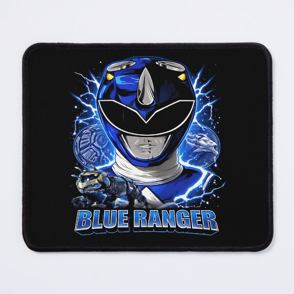 Item preview, Blue Ranger Helmet Mighty Morphin Triceratops Portrait designed and sold by Charaf01art.