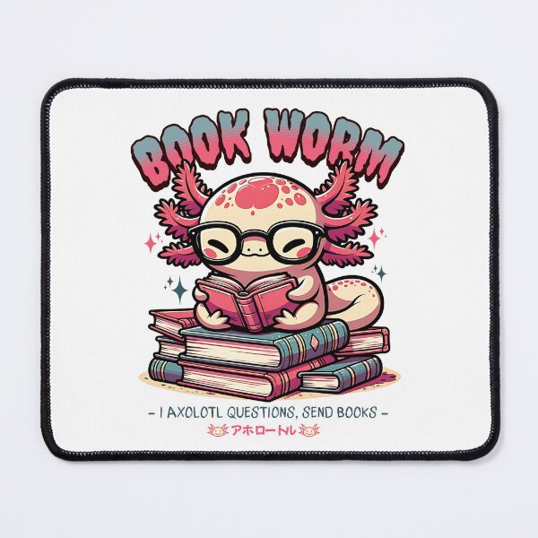 Item preview, I Axolotl Questions Send Books – Funny Axolotl Bookworm Gift Design designed and sold by StillWildink.
