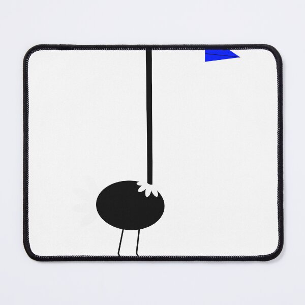Item preview, Funny Minimalist Ostrich Cartoon designed and sold by OlhaDreamArt.