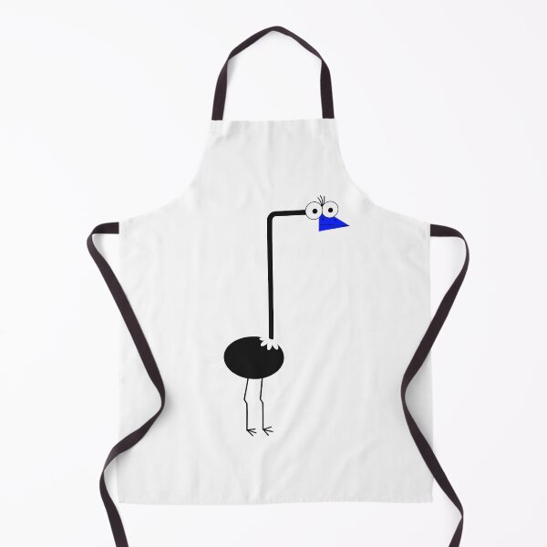 Item preview, Funny Minimalist Ostrich Cartoon designed and sold by OlhaDreamArt.