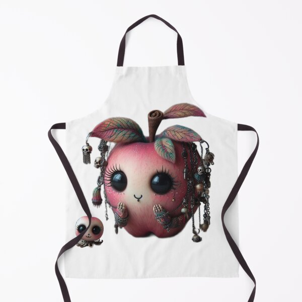 Item preview, Goth Apple - Creepy Cute Fruits Collection #15 designed and sold by LujziWorld.