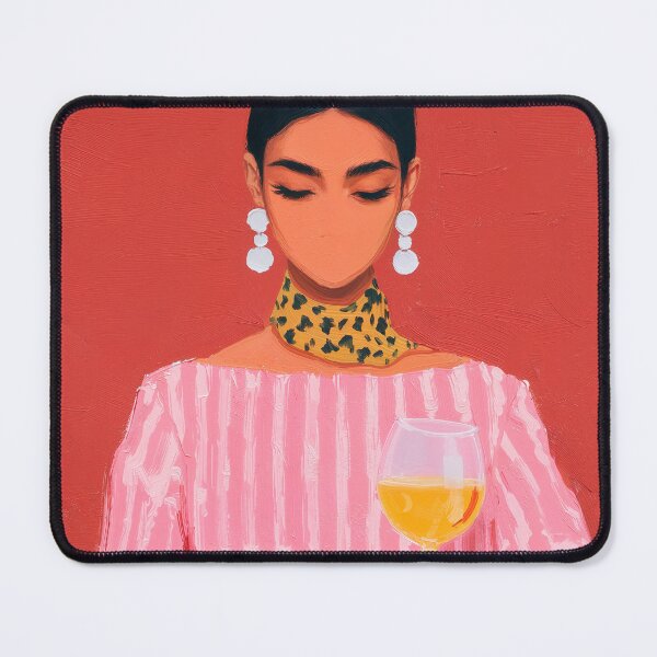 Item preview, Woman reading with wine designed and sold by paulrommer.