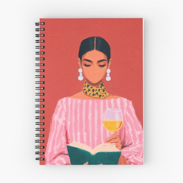 Item preview, Woman reading with wine designed and sold by paulrommer.