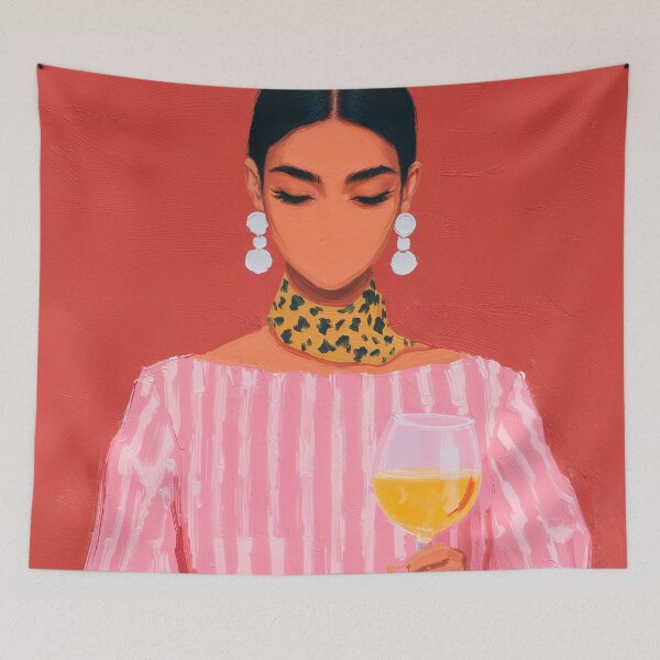 Item preview, Woman reading with wine designed and sold by paulrommer.
