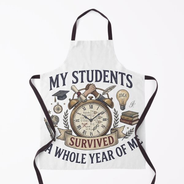 Item preview, My Students Survived: Funny Teacher Gift Design designed and sold by By Dana Studio.