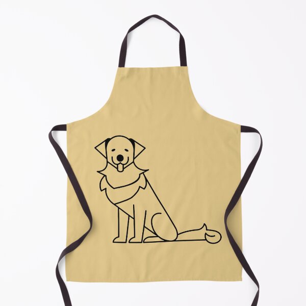 Item preview, Golden retriever one color logo designed and sold by Konopikyu.