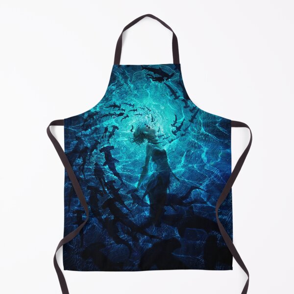 Item preview, Cosmic Siren Depths | Dark Ocean Fantasy Surreal Art designed and sold by Md_Openworld.