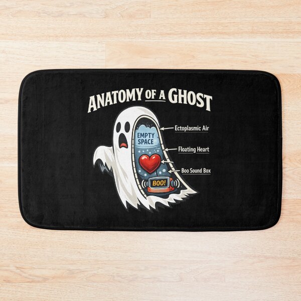 Item preview, Anatomy of a Ghost - Funny Halloween Cartoon  designed and sold by SidTastic .