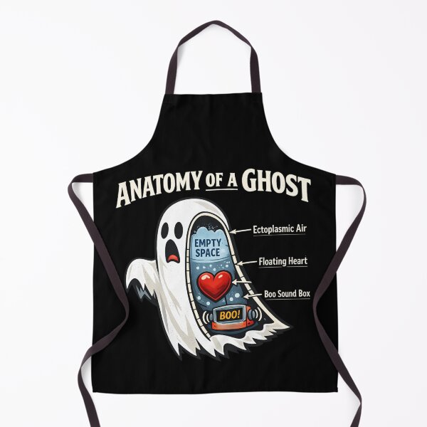 Item preview, Anatomy of a Ghost - Funny Halloween Cartoon  designed and sold by SidTastic .