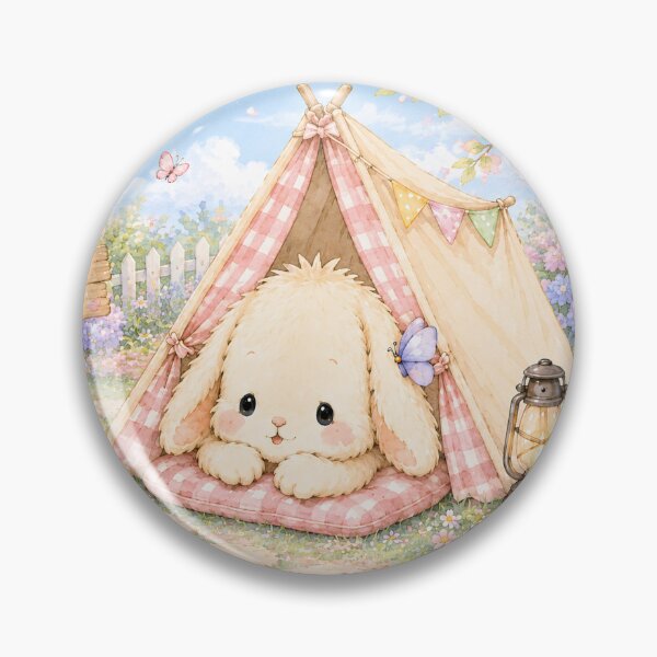 Item preview, Cozy Bunny Garden Camping designed and sold by Aoei08.