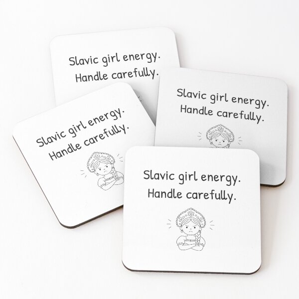 Item preview, Slavic girl energy. Handle carefully. designed and sold by InkyKidArt.