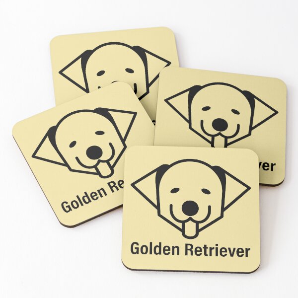 Item preview, Golden retriever face one color logo designed and sold by Konopikyu.