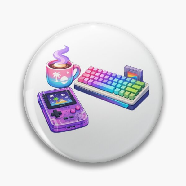 Item preview, Retro Gaming Nostalgia - Cute Cozy Tech Setup designed and sold by ikonicgallery.