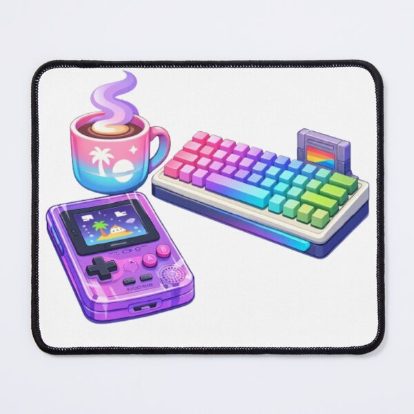 Item preview, Retro Gaming Nostalgia - Cute Cozy Tech Setup designed and sold by ikonicgallery.
