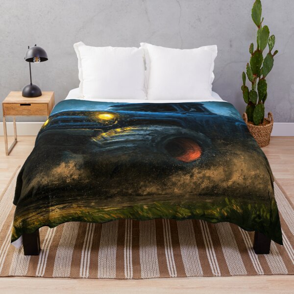 Item preview, Blue Monster Truck in Muddy Night Forest designed and sold by Piotrek0001.