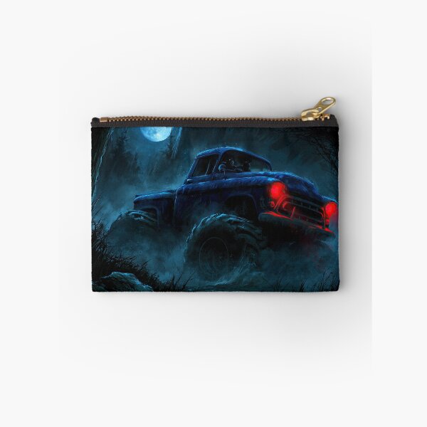 Item preview, Blue Truck Under Full Moon Forest Light designed and sold by Piotrek0001.