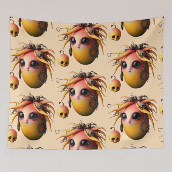 Item preview, Goth Mango - Creepy Cute Fruits Collection #16 designed and sold by LujziWorld.