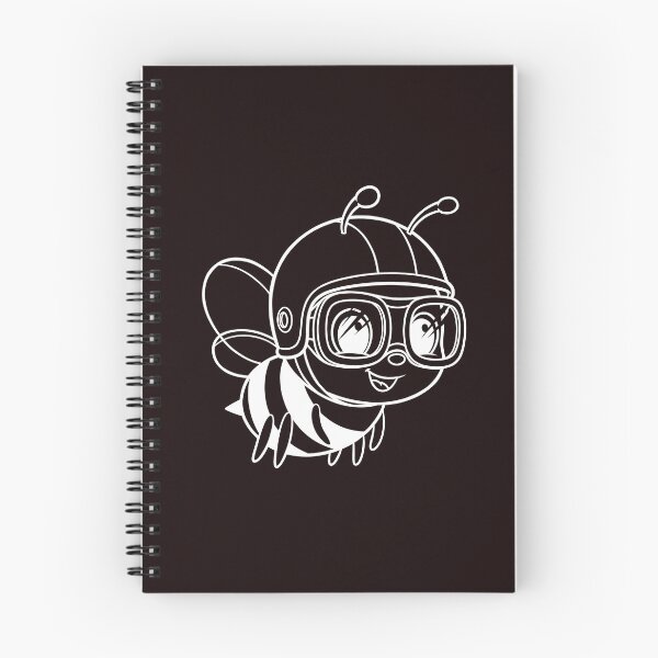 Item preview, Cute Pilot Bee Cartoon Kawaii Flying Insect Design designed and sold by ArtPer-design.