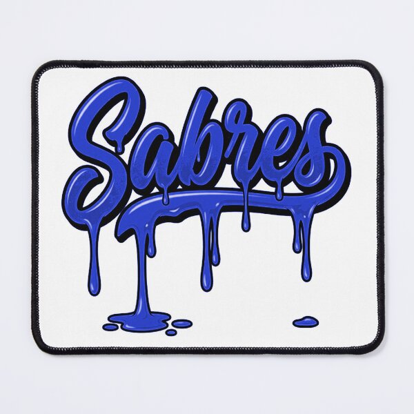Item preview, Buffalo Sabres Dripping Ice Cream Hockey, Funny Sabres Drip Style Design designed and sold by NuralsArt.