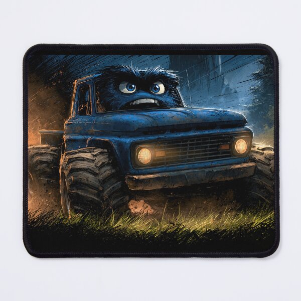 Item preview, Dark Blue Truck Parked in Night Shadows designed and sold by Piotrek0001.