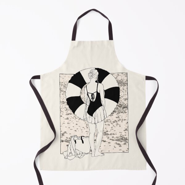 Item preview, Minimalist Girl Looking at the Sea designed and sold by Grin Katalina Floral Patterns & Cozy Art.