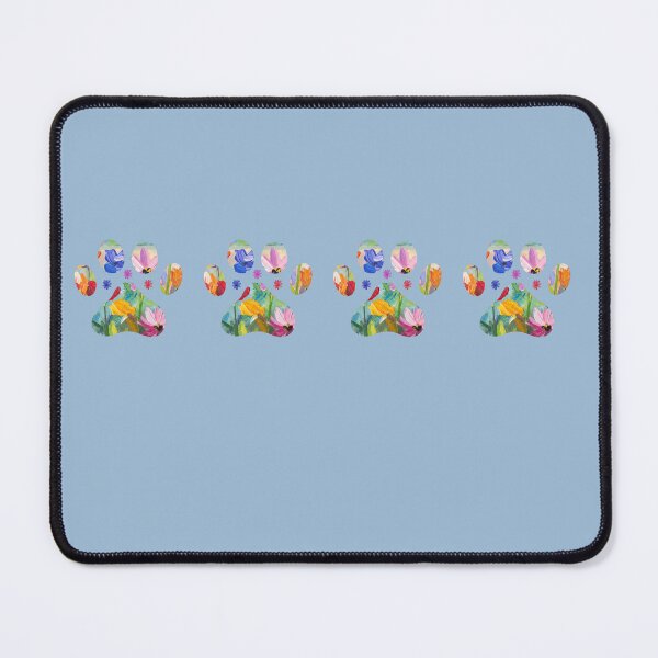 Item preview, Floral dog paw prints designed and sold by Doodles Down South.
