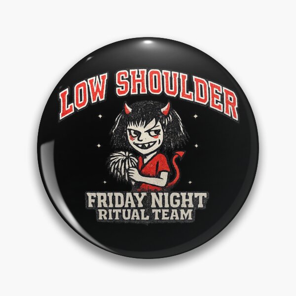 Item preview, LOW SHOULDER Friday Night Ritual Team Vintage Athletic Horror / Jennifer's Body Inspired designed and sold by lalatrash.