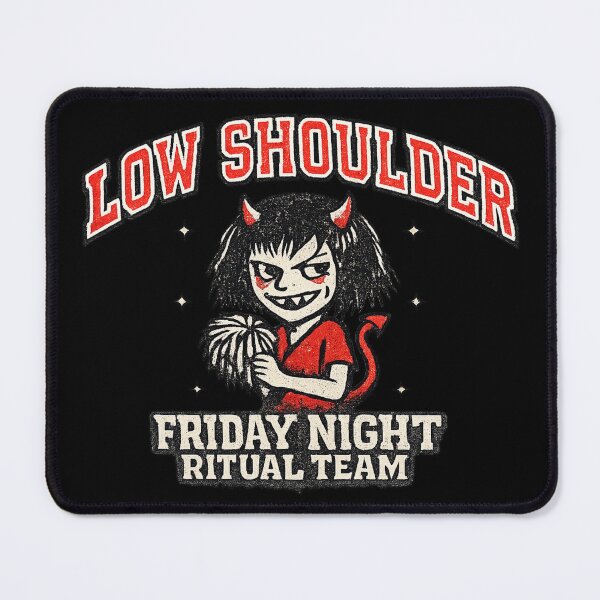 Item preview, LOW SHOULDER Friday Night Ritual Team Vintage Athletic Horror / Jennifer's Body Inspired designed and sold by lalatrash.