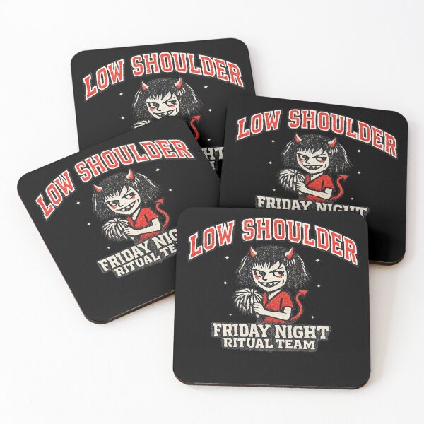 Item preview, LOW SHOULDER Friday Night Ritual Team Vintage Athletic Horror / Jennifer's Body Inspired designed and sold by lalatrash.