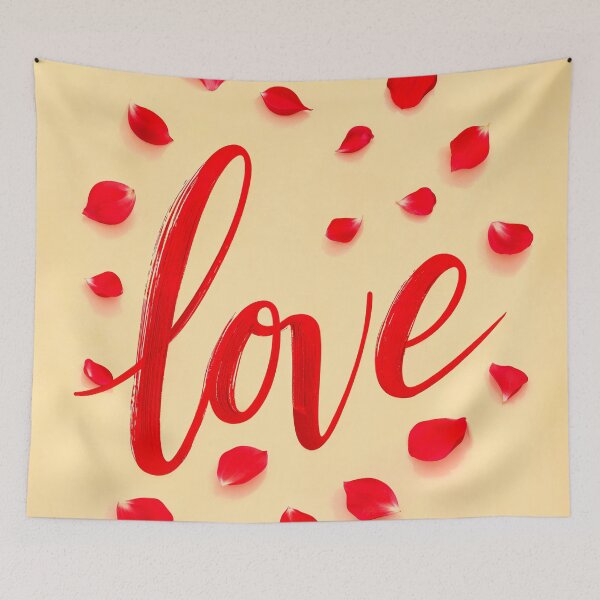Item preview, Love with red petals designed and sold by paulrommer.