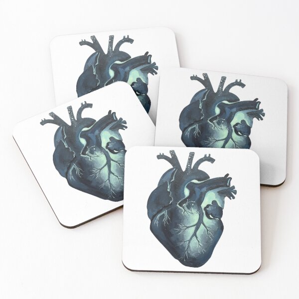 Item preview, Blue Anatomical Heart Art Palette Knife Design designed and sold by GymTanLaundry.