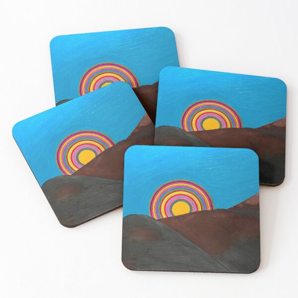Item preview, Multi-Coloured Sunrise Mountain View designed and sold by Conforn_.