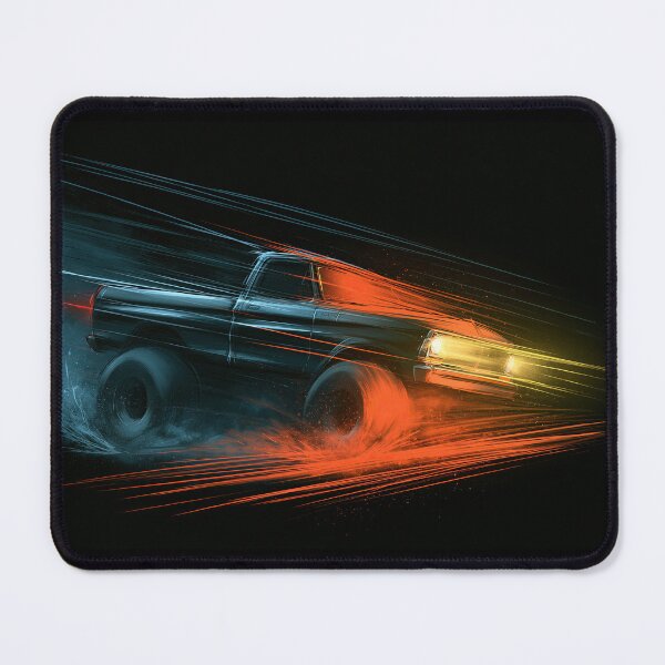 Item preview, Black Truck Fast Motion Blur at Night designed and sold by Piotrek0001.