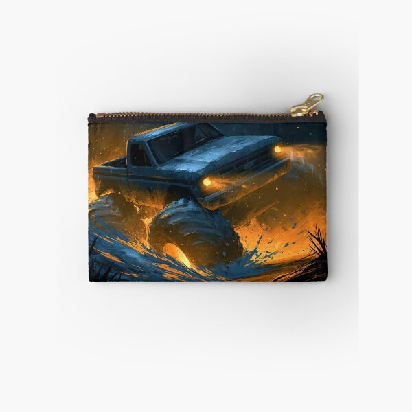 Item preview, Blue Truck Covered in Mud at Night designed and sold by Piotrek0001.