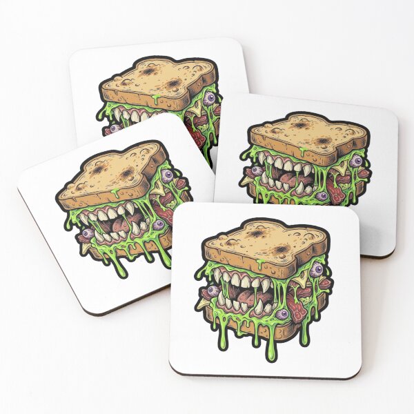 Item preview, Cute or Gift Evil Sandwich Monster Horror Slime Creepy Food Humor designed and sold by BornBorn.