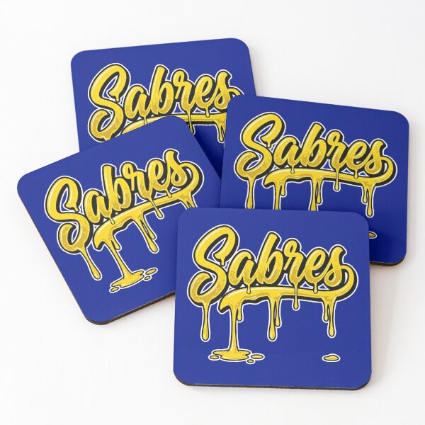 Item preview, Buffalo Sabres Ice Cream Drip Dripping Style Graphic Design designed and sold by NuralsArt.