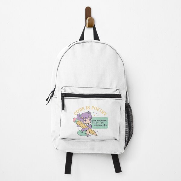 Item preview, Elegant Chibi Art - Code Is Poetry - Cute Kawaii Programmer designed and sold by Osmose-Studio.
