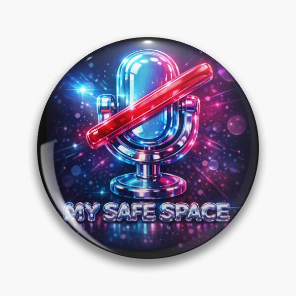 Item preview, The Sacred Mute Button Y2K Chrome WFH Aesthetic designed and sold by Retro Mood Co.