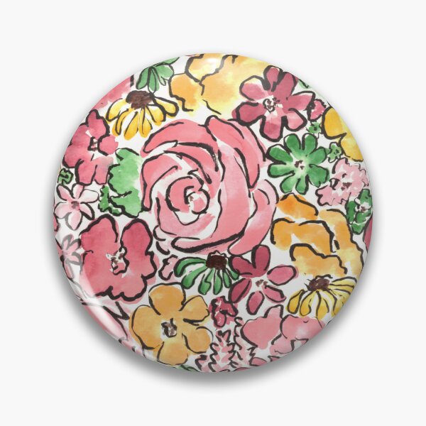 Item preview, Candy colored flowers designed and sold by Fog and Fables Art.