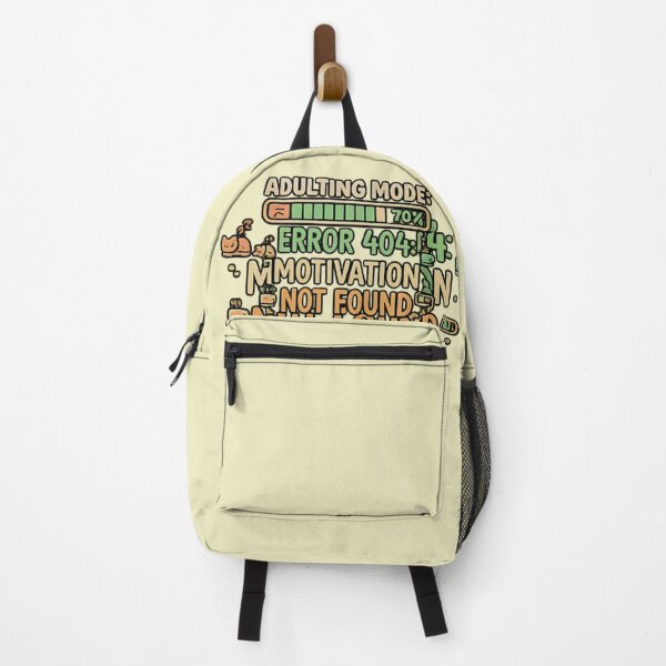 Item preview, Adulting Mode Error 404 Motivation Not Found Funny Cat Coffee  designed and sold by arifali786.