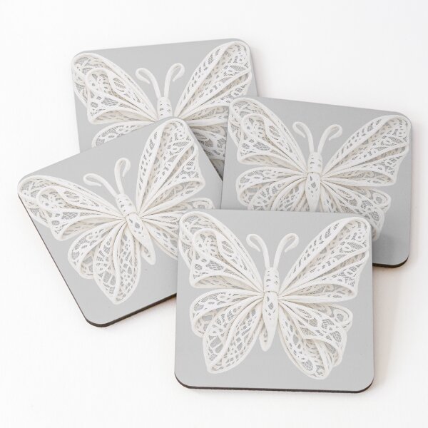 Item preview, Elegant Lace Butterfly | Coquette Vintage Aesthetic Design designed and sold by BelievingCreate.