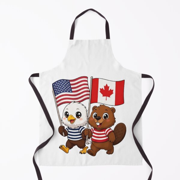 Item preview, the American eagle and its friend the Canadian beaver designed and sold by SE213.