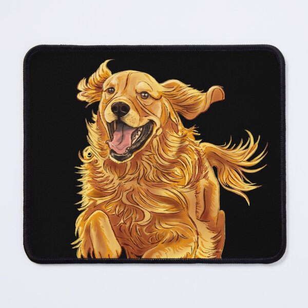 Item preview, Golden retriever digital illustration  designed and sold by Konopikyu.