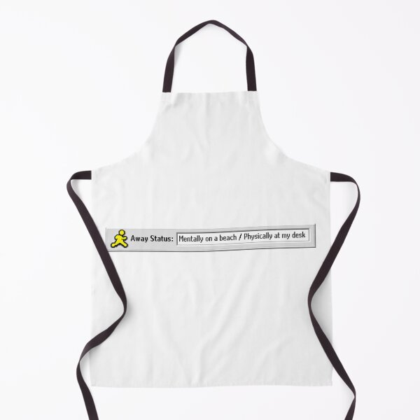 Item preview, Mentally On A Beach Physically At My Desk Retro Chat designed and sold by Retro Mood Co.