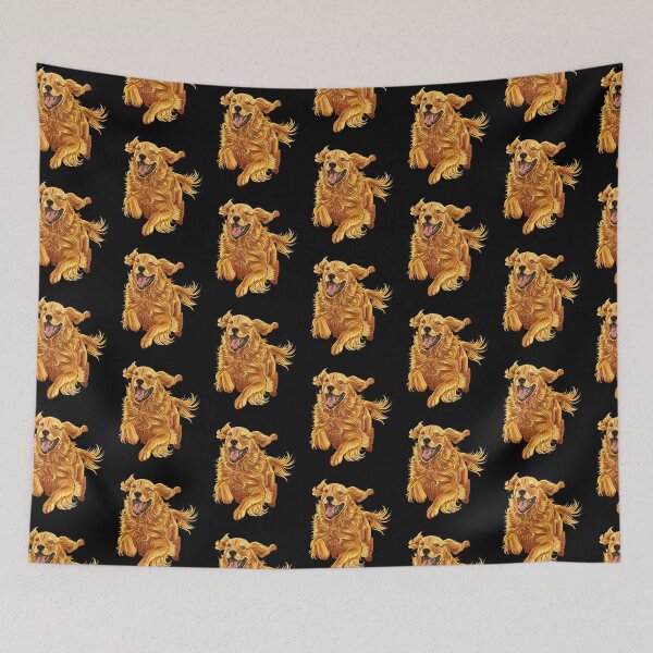 Item preview, Golden retriever digital illustration  designed and sold by Konopikyu.