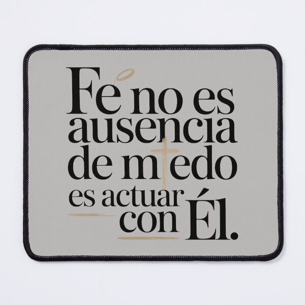 Item preview, Faith Is Not Absence Of Fear Spanish Christian T-Shirt | Deep Faith Courage Trust God Gift designed and sold by EvolusionPro.