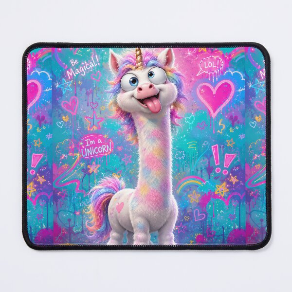 Item preview, Goofy Rainbow Unicorn Pop Art designed and sold by Rohan132.